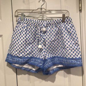 Vineyard Vines Women's Blue and White Printed Flow